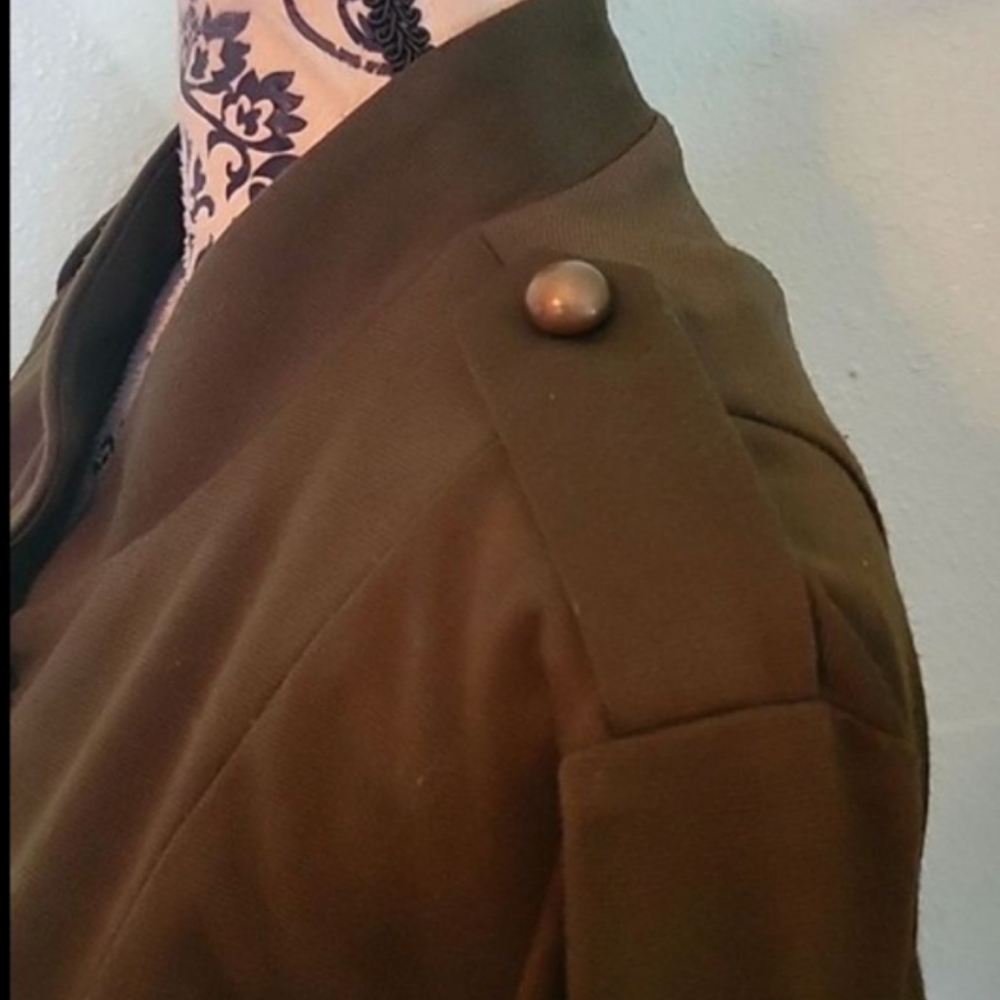 Necessary Objects Open Military Jacket - Picture 3 of 7